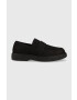 Calvin Klein Велурени мокасини LOAFER NB в черно HM0HM01031 - Pepit.bg