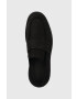 Calvin Klein Велурени мокасини LOAFER NB в черно HM0HM01031 - Pepit.bg