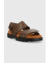 Camper Кожени сандали Brutus Sandal в кафяво с платформа K201323.009 - Pepit.bg