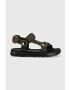 Camper Кожени сандали Oruga Sandal в кафяво K100416.021 - Pepit.bg