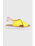 Camper Кожени сандали Oruga Sandal дамски в жълто - Pepit.bg