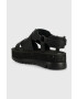 Camper Кожени сандали Oruga Up в черно с платформа K201399.001 - Pepit.bg