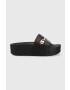 Champion Чехли в черно с платформа - Pepit.bg