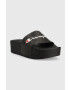 Champion Чехли в черно с платформа - Pepit.bg