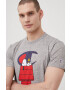 Champion Памучна тениска 217808 в сиво с принт - Pepit.bg