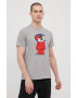 Champion Памучна тениска 217808 в сиво с принт - Pepit.bg
