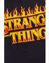 Champion Памучна тениска Xstranger Things в черно с принт - Pepit.bg