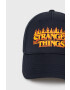 Champion Шапка Xstranger Things в тъмносиньо с принт - Pepit.bg