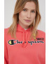 Champion Суичър X Smiley 115933 дамски в розово с апликация - Pepit.bg