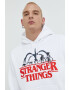 Champion Суичър Xstranger Things в бяло с принт - Pepit.bg