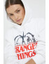 Champion Суичър Xstranger Things в бяло с принт - Pepit.bg