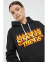 Champion Суичър Xstranger Things в черно с принт - Pepit.bg