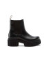 Charles Footwear Кожени боти челси в черно с платформа - Pepit.bg