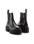 Charles Footwear Кожени боти челси в черно с платформа - Pepit.bg