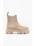 Charles Footwear Кожени боти челси в бежово с платформа - Pepit.bg