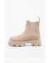 Charles Footwear Кожени боти челси в бежово с платформа - Pepit.bg