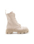 Charles Footwear Кожени кубинки в бежово с платформа - Pepit.bg