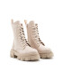Charles Footwear Кожени кубинки в бежово с платформа - Pepit.bg
