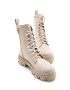 Charles Footwear Кожени кубинки в бежово с платформа - Pepit.bg