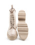 Charles Footwear Кожени кубинки в бежово с платформа - Pepit.bg