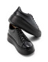 Charles Footwear Кожени маратонки в черно - Pepit.bg