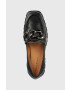 Charles Footwear Кожени мокасини Bella в черно с платформа Bella.Loafer - Pepit.bg