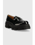 Charles Footwear Кожени мокасини Mey в черно с платформа Mey.Loafer.Basic - Pepit.bg