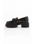 Charles Footwear Кожени мокасини Saline в черно с платформа Saline.Loafer - Pepit.bg