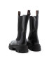 Charles Footwear Велурени боти челси в бежово с платформа - Pepit.bg