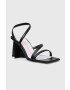 Chiara Ferragni Сандали CF3130_001 в черно CF STAR HEEL 85 - Pepit.bg
