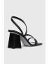 Chiara Ferragni Сандали CF3130_001 в черно CF STAR HEEL 85 - Pepit.bg