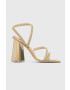 Chiara Ferragni Сандали CF3136_005 в златисто CF STAR HEEL 100 - Pepit.bg