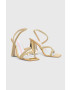 Chiara Ferragni Сандали CF3136_005 в златисто CF STAR HEEL 100 - Pepit.bg