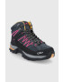 CMP Велурени обувки Rigel Mid Trekking Shoe дамски в тъмносиньо - Pepit.bg
