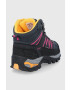 CMP Велурени обувки Rigel Mid Trekking Shoe дамски в тъмносиньо - Pepit.bg