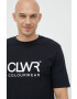 Colourwear Памучна тениска в черно с принт - Pepit.bg