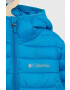 Columbia Детско яке Silver Falls Hooded Jacket в синьо - Pepit.bg