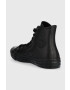 Converse Детски кожени кецове Chuck Taylor All Star в черно - Pepit.bg