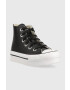 Converse Детски кожени кецове CON OBUWIE A01015C EVA LIFT в черно - Pepit.bg