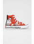 Converse Детски високи кецове Peanuts Chuck Taylor All Star в червено - Pepit.bg