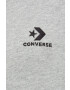 Converse Памучна тениска в сиво с изчистен дизайн - Pepit.bg