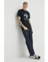 Converse Памучна тениска в черно с принт - Pepit.bg