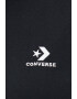 Converse Памучна тениска в черно с изчистен дизайн - Pepit.bg