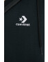 Converse Суичър в черно с качулка с изчистен дизайн - Pepit.bg