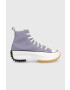 Converse Високи кецове Run Star Hike Canvas Platform в лилаво - Pepit.bg