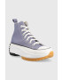 Converse Високи кецове Run Star Hike Canvas Platform в лилаво - Pepit.bg