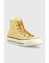 Converse Високи кецове Chuck 70 в жълто A03436C - Pepit.bg