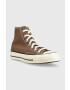 Converse Високи кецове Chuck 70 HI в кафяво A02755C - Pepit.bg