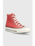 Converse Високи кецове Chuck 70 HI в сиво A02756C - Pepit.bg