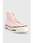 Converse Високи кецове Chuck 70 Plus HI в розово A04366C - Pepit.bg